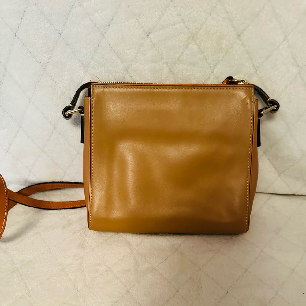 SOLD!!!!Dooney & Bourke Brown Crossbody Bag with Zipper Accents-SOLD!!!! - Picture 3 of 8